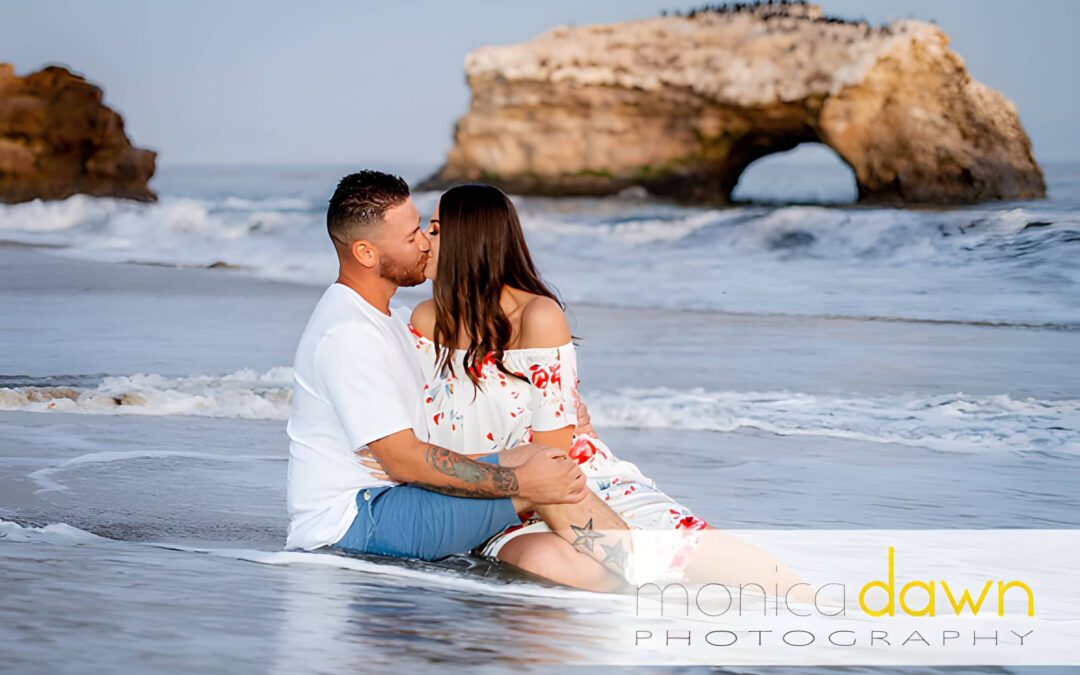 Natural Bridges Santa Cruz Engagement Photos