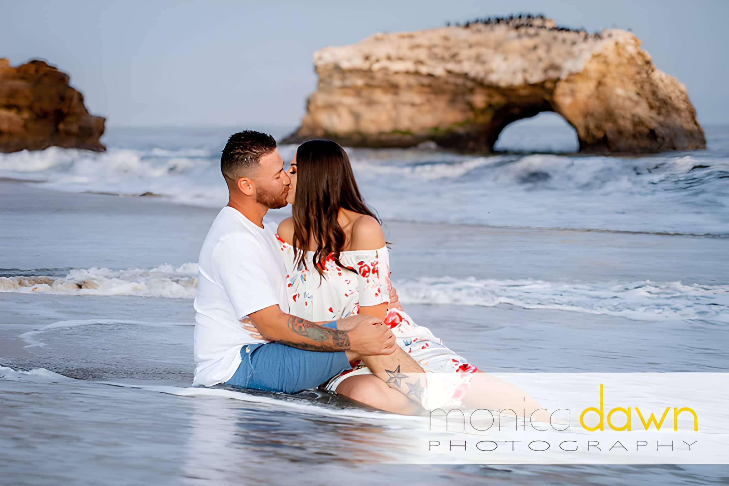 Natural Bridges Santa Cruz Engagement Photos